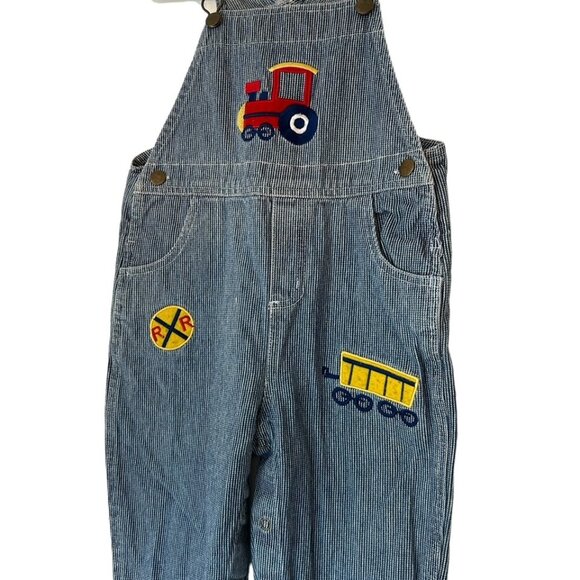 Vintage Pinstripe Overalls 24M - Picture 3 of 3